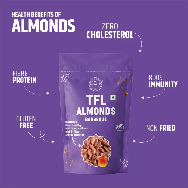 Barbeque Almonds 400 gm — view 3