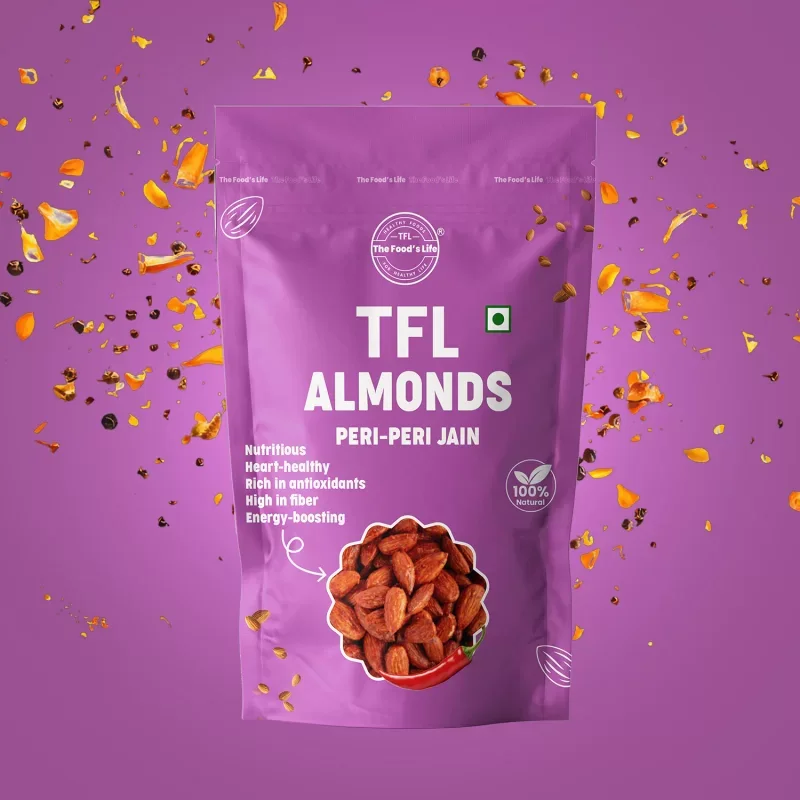 Peri-Peri Jain Almonds 400 gm — view 2