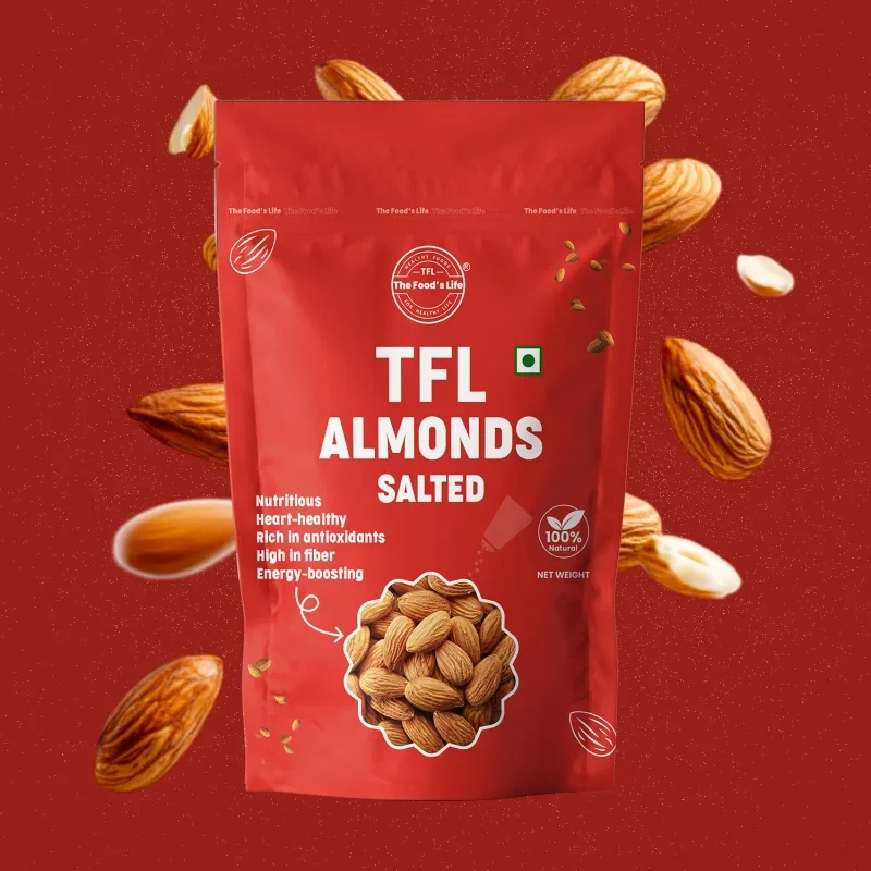 Salted Almonds 400 gm — view 2