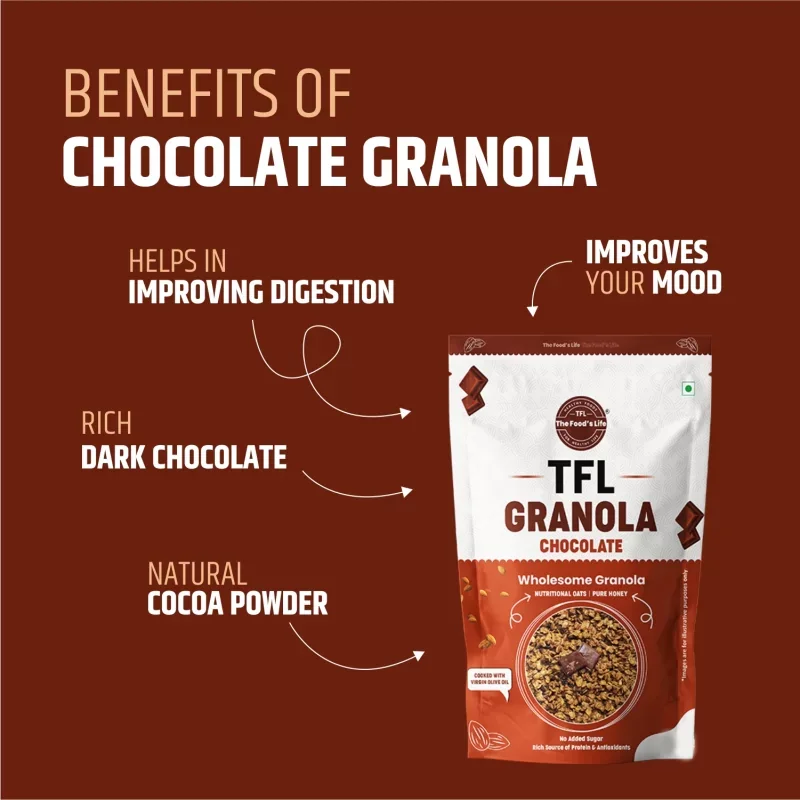 Belgian Dark Chocolate Granola 400 gm — view 3