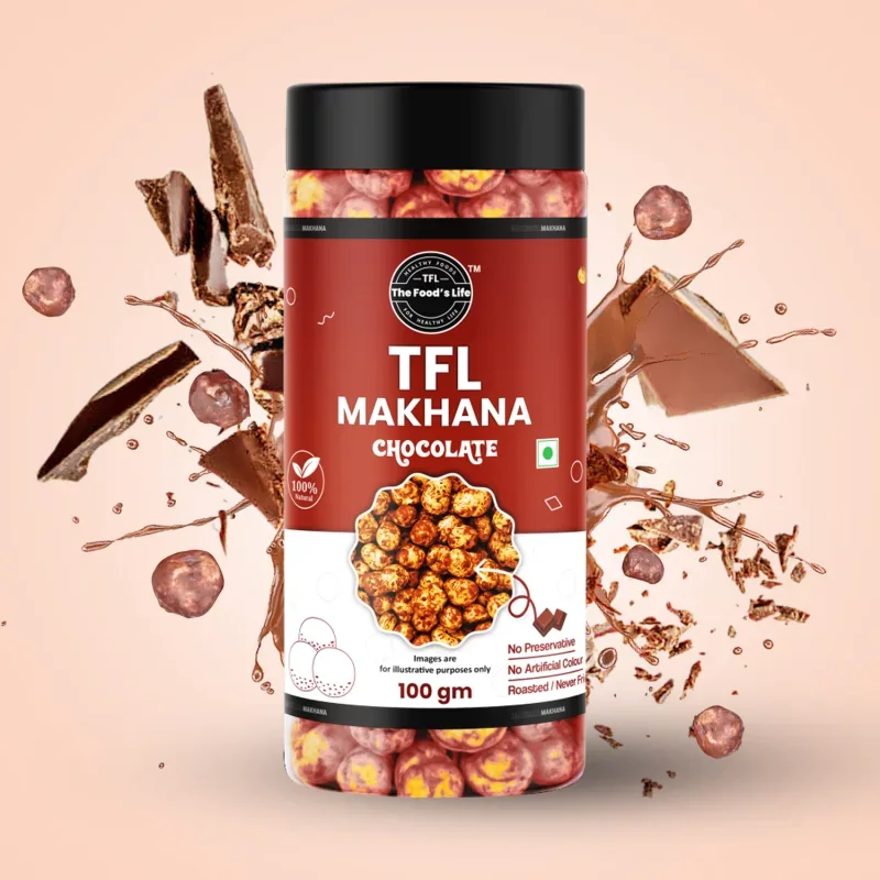 Chocolate Makhana 75g – Sweet Chocolate Coated Fox Nuts — view 2