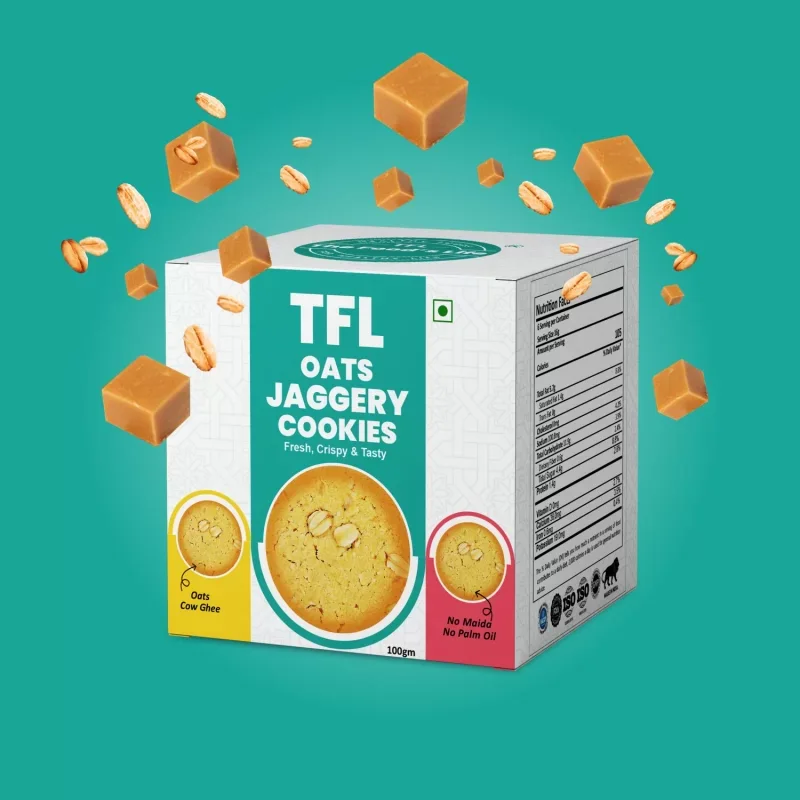 Oats Jaggery Cookies 100 gm — view 2