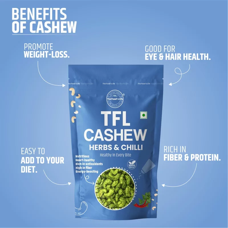 Herbs and Chilli Cashews 400 gm — view 3