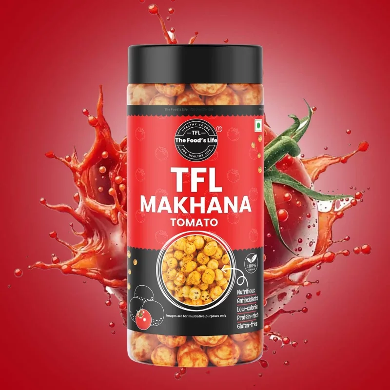 Tomato Makhana 75g – Crunchy Flavoured Fox Nuts — view 2