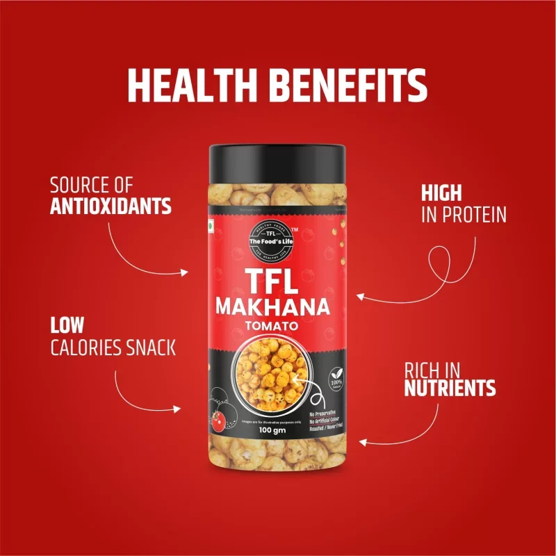 Tomato Makhana 75g – Crunchy Flavoured Fox Nuts — view 3
